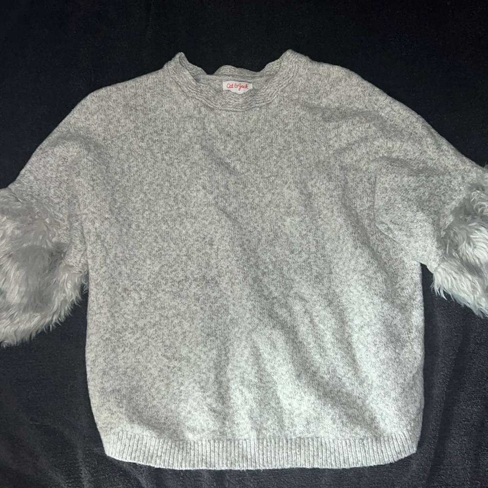 Cat & Jack Fur Sweater